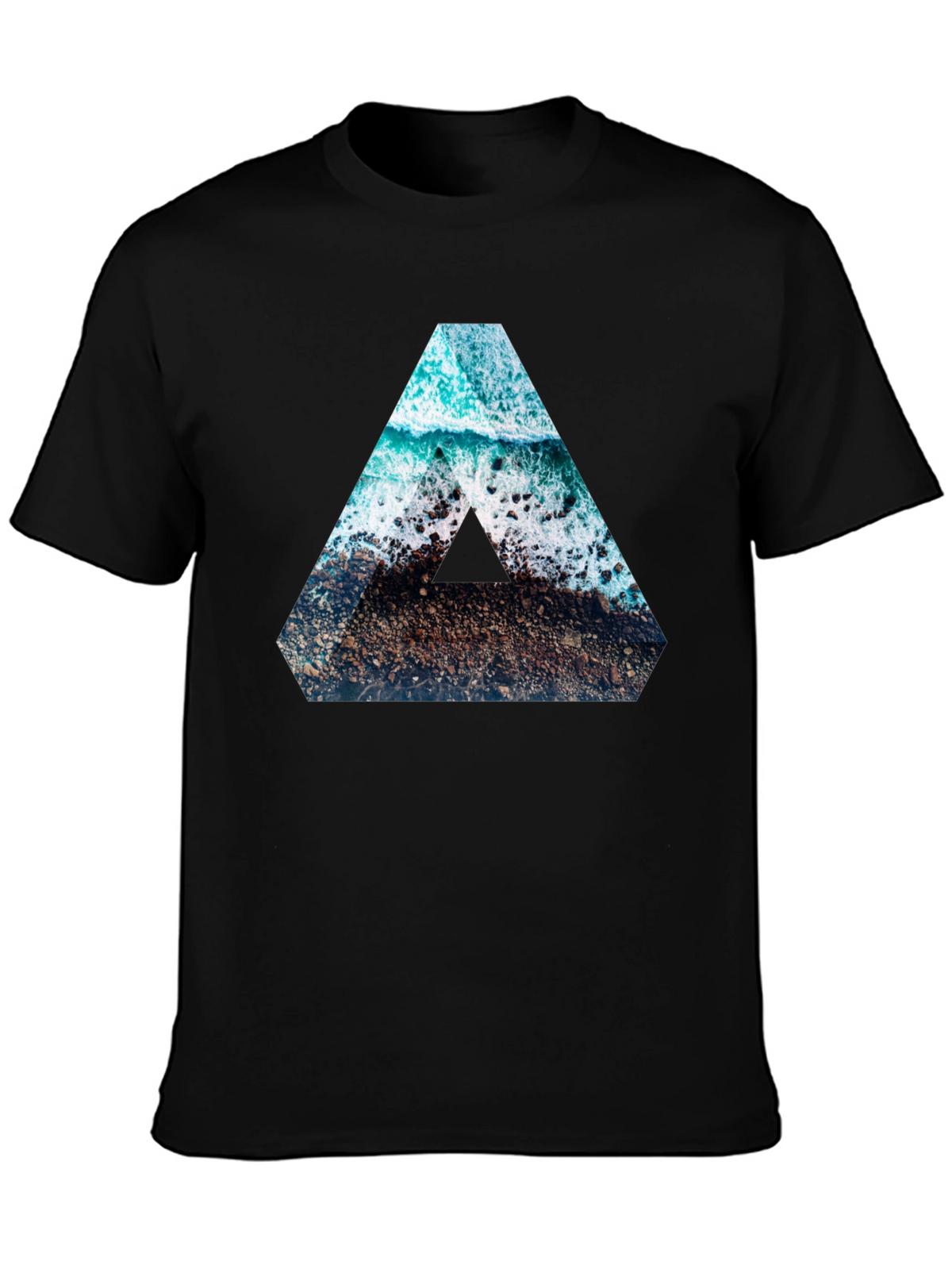 Ocean Wave Triangle Graphic Tee