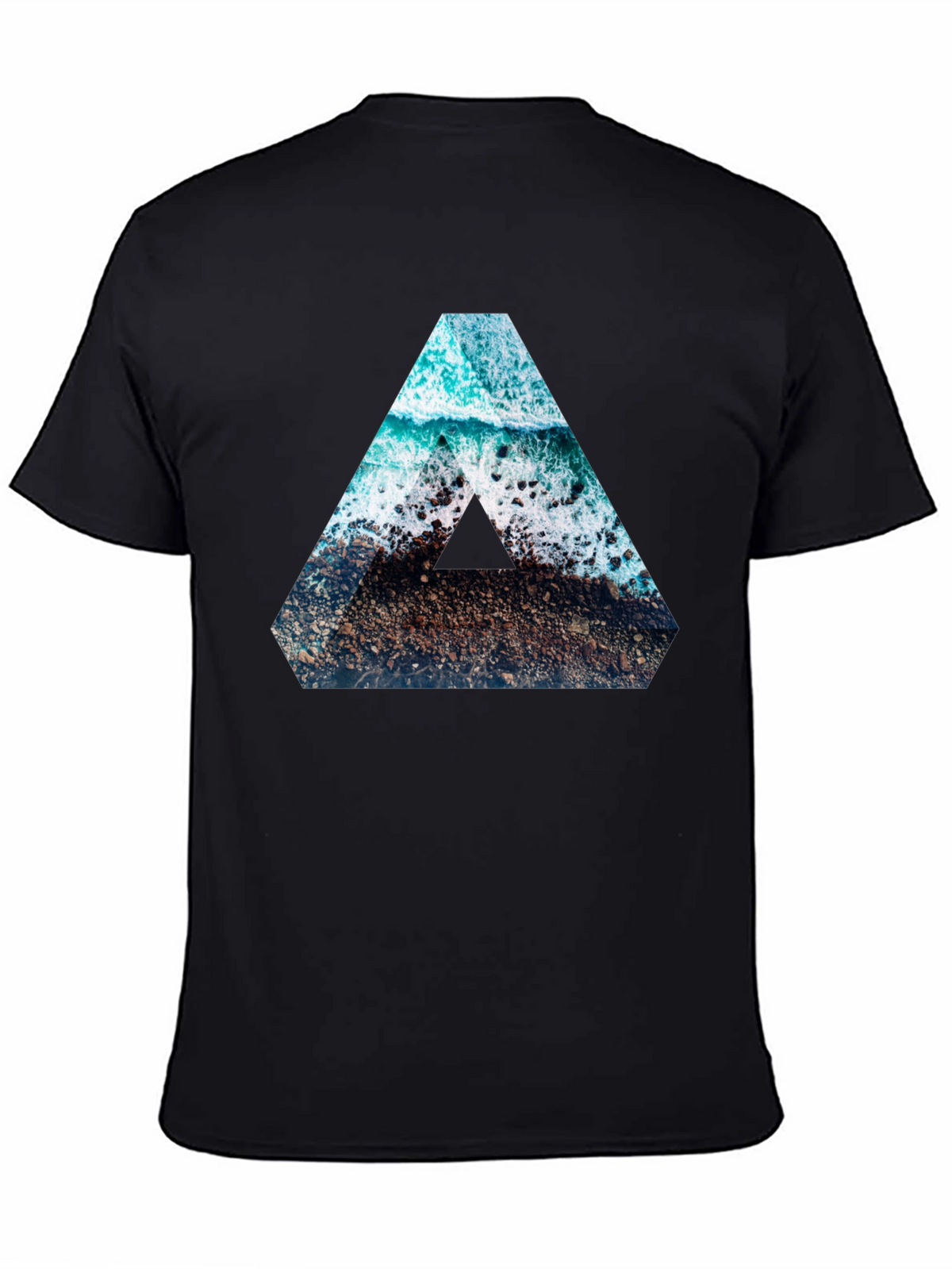 Ocean Wave Triangle Graphic Tee
