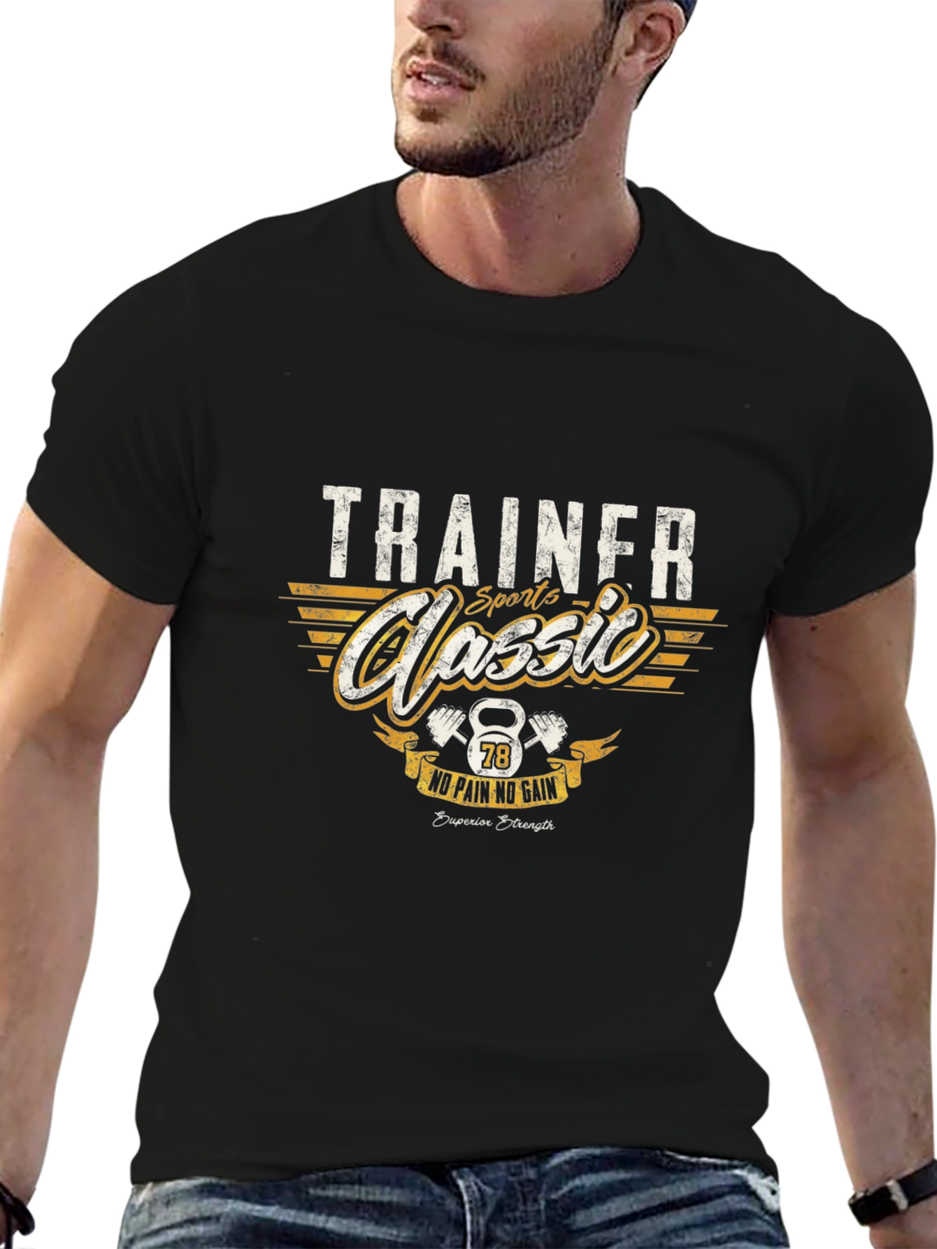 Trainer Classic Black Graphic T-Shirt