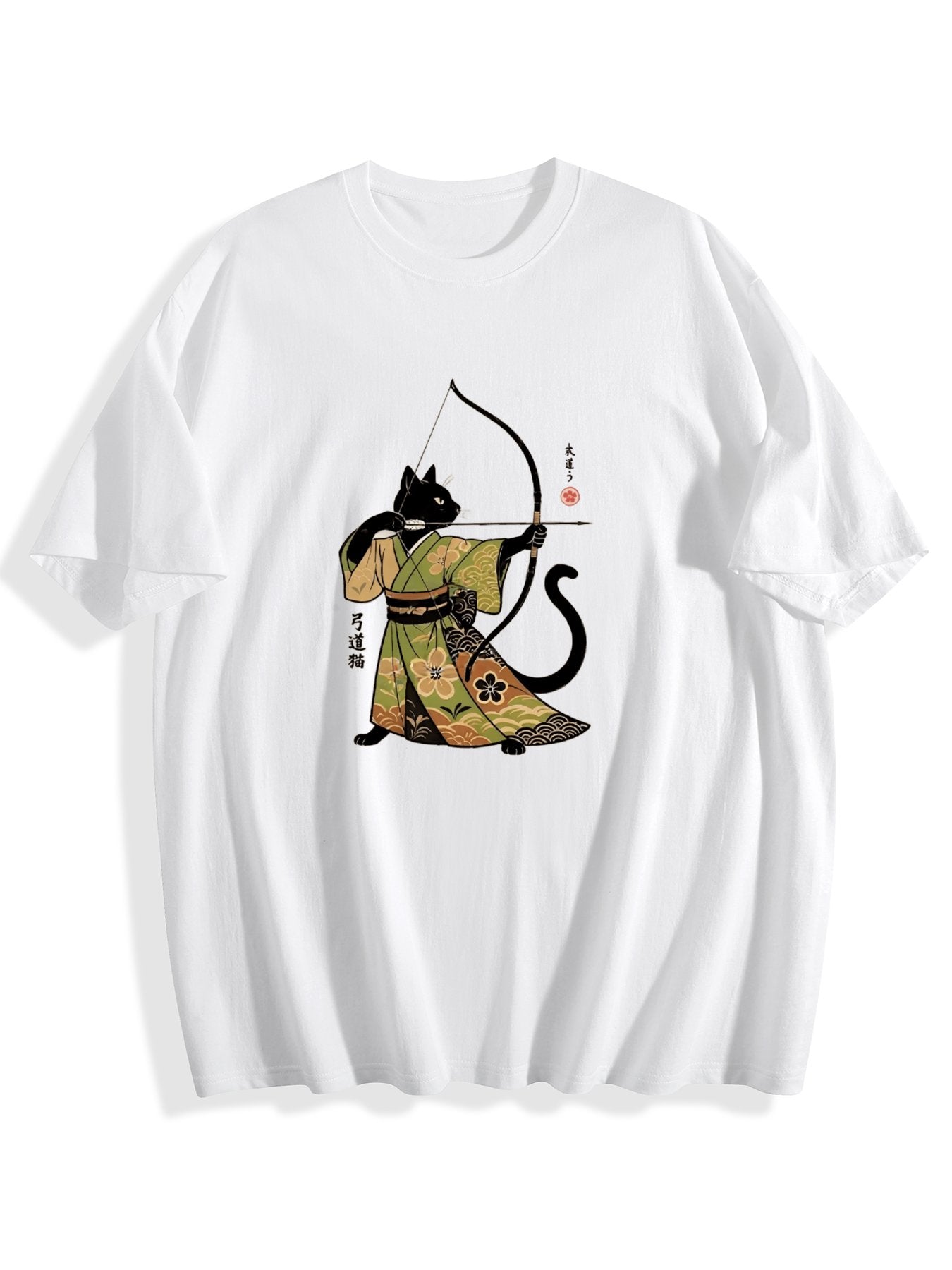 T-shirt Tokyo-tiger-japan-cat-archery-washed-t-shirt