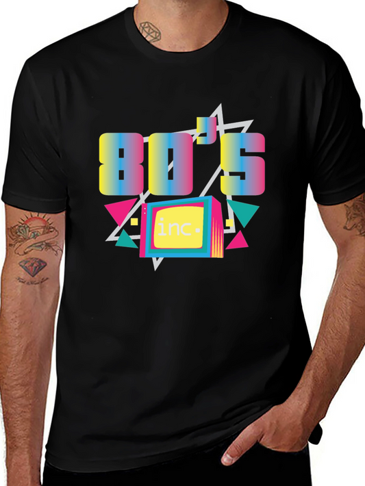 80s Inc. Graphic Tee - Retro Style