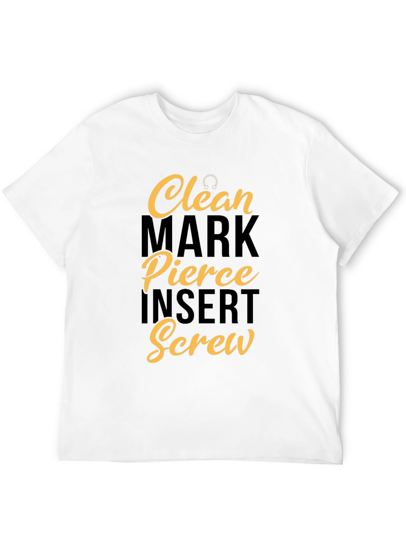 Clean Mark Pierce Insert Screw Graphic Tee