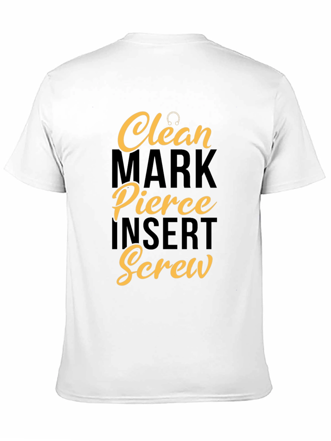 Clean Mark Pierce Insert Screw Graphic Tee