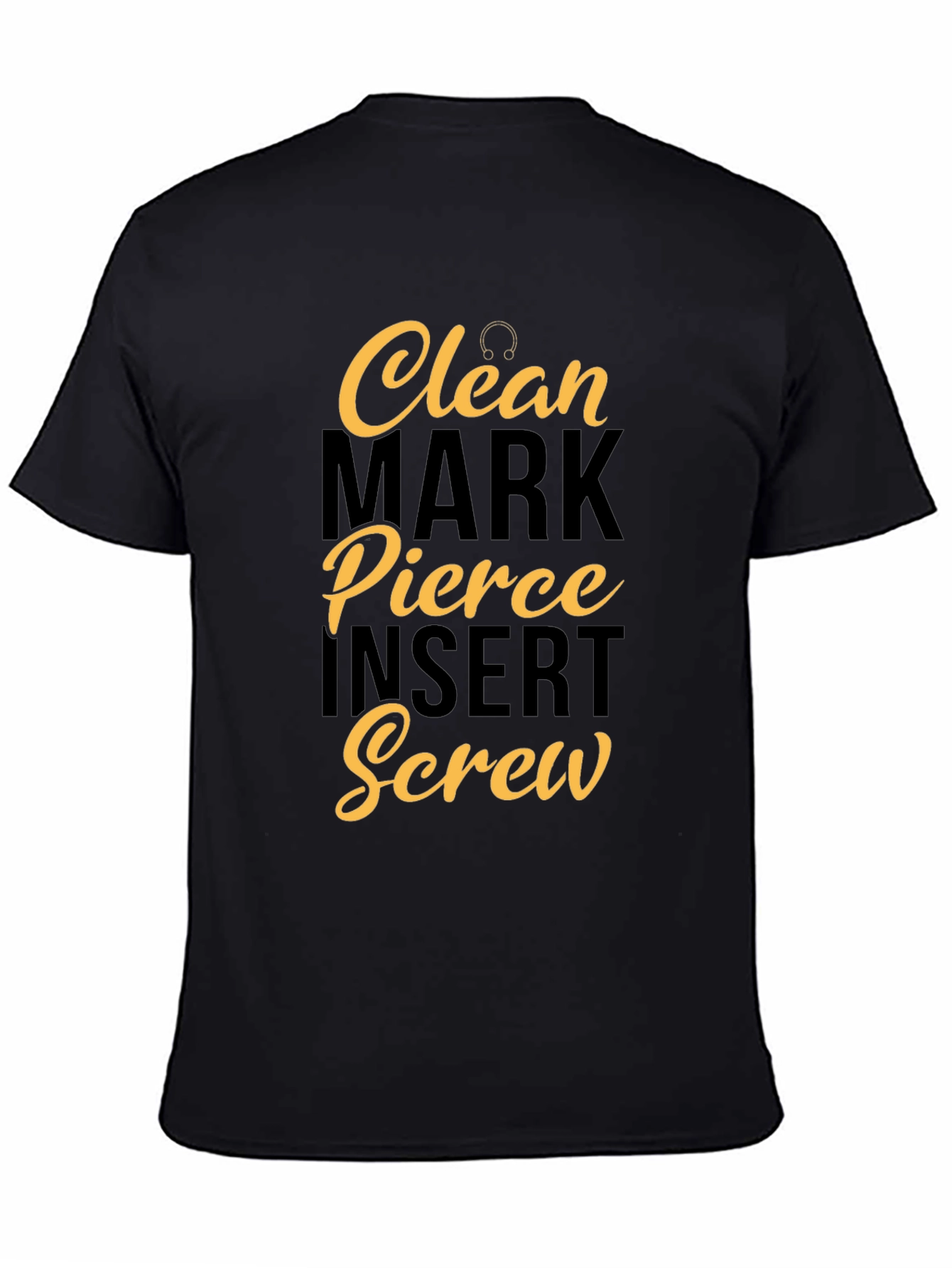 Clean Mark Pierce Insert Screw Graphic Tee