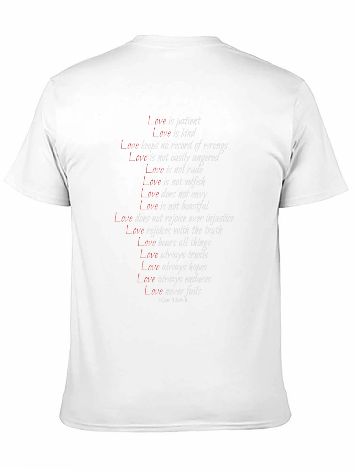 Love is Patient Graphic T-Shirt Christian Tee
