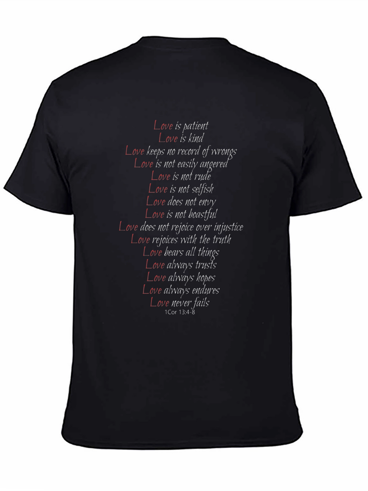 Love is Patient Graphic T-Shirt Christian Tee