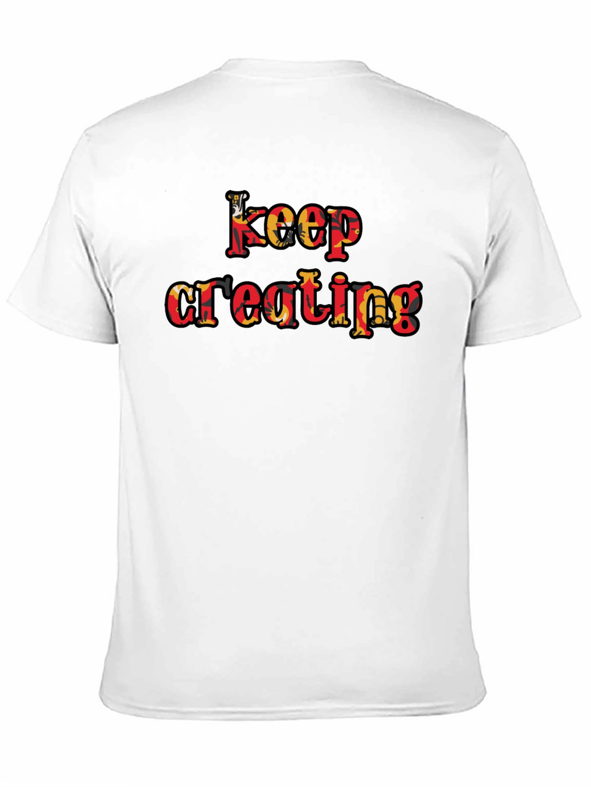 Keep Creating Graphic T-Shirt - Black