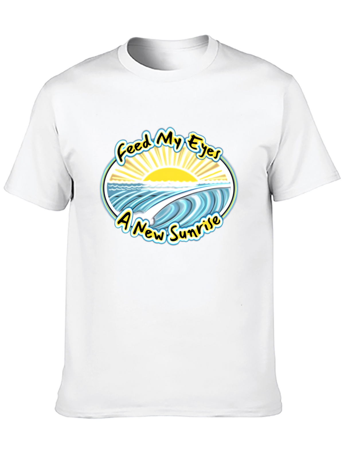 Feed My Eyes New Sunrise Graphic Tee - Black