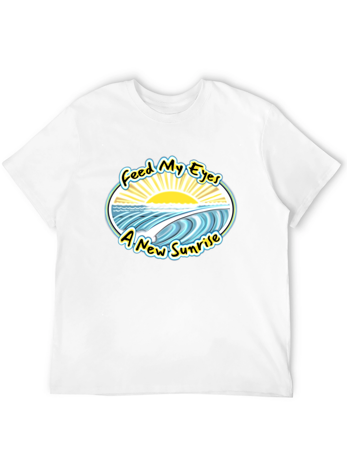 Feed My Eyes New Sunrise Graphic Tee - Black