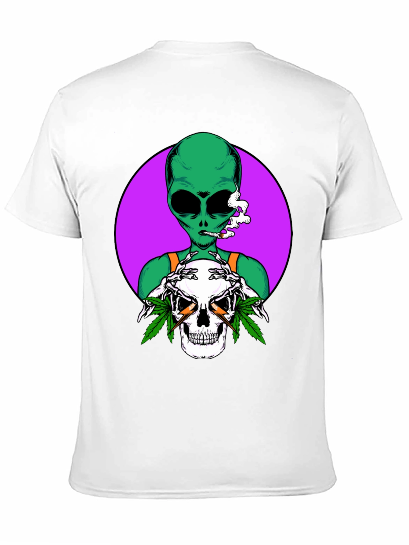 Alien Skull Graphic T-Shirt