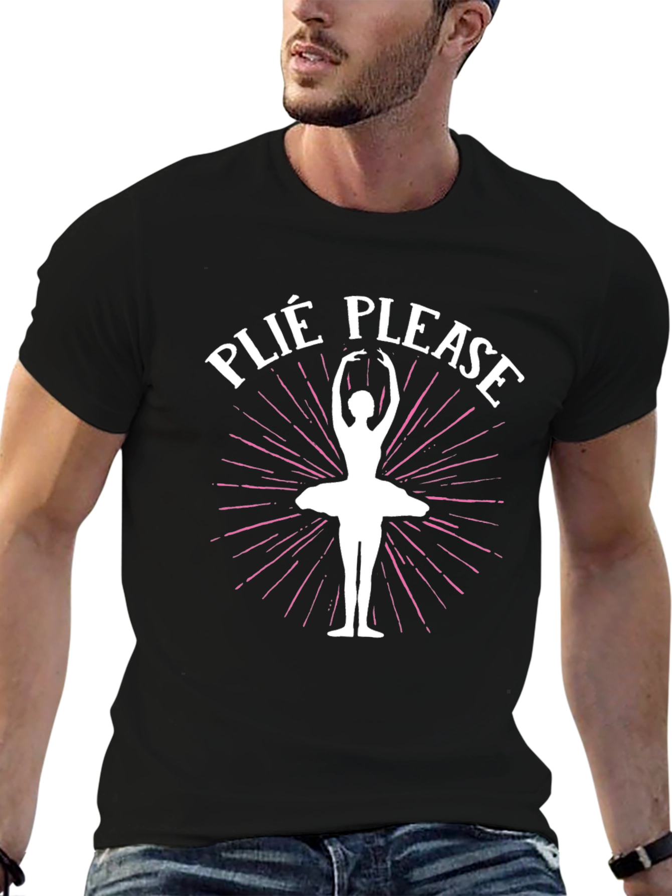 Plie Please Ballet T-Shirt - Dance Lover Tee