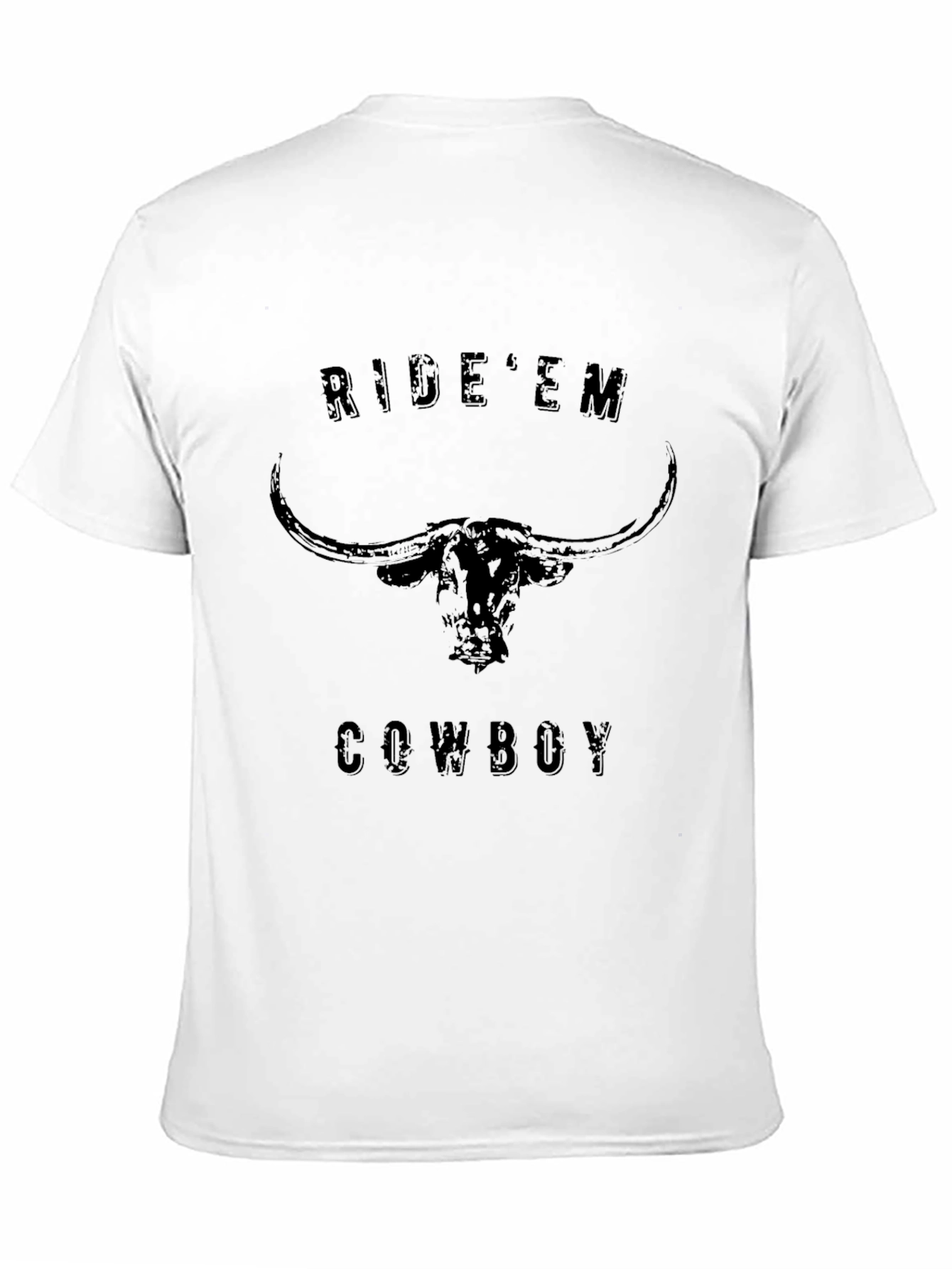 Rideem Cowboy Graphic T-Shirt - Classic Western Style