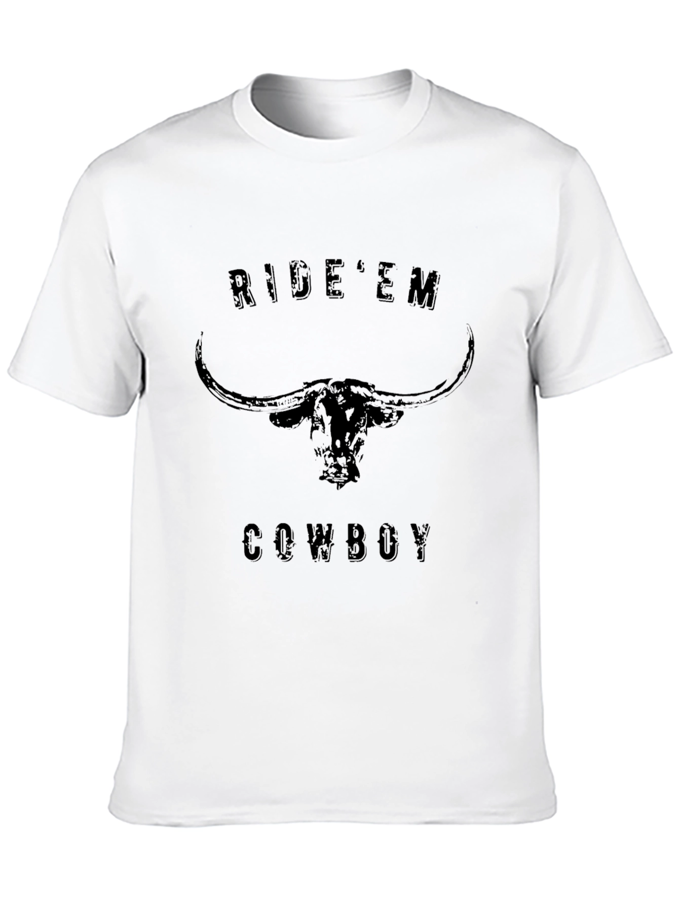 Rideem Cowboy Graphic T-Shirt - Classic Western Style