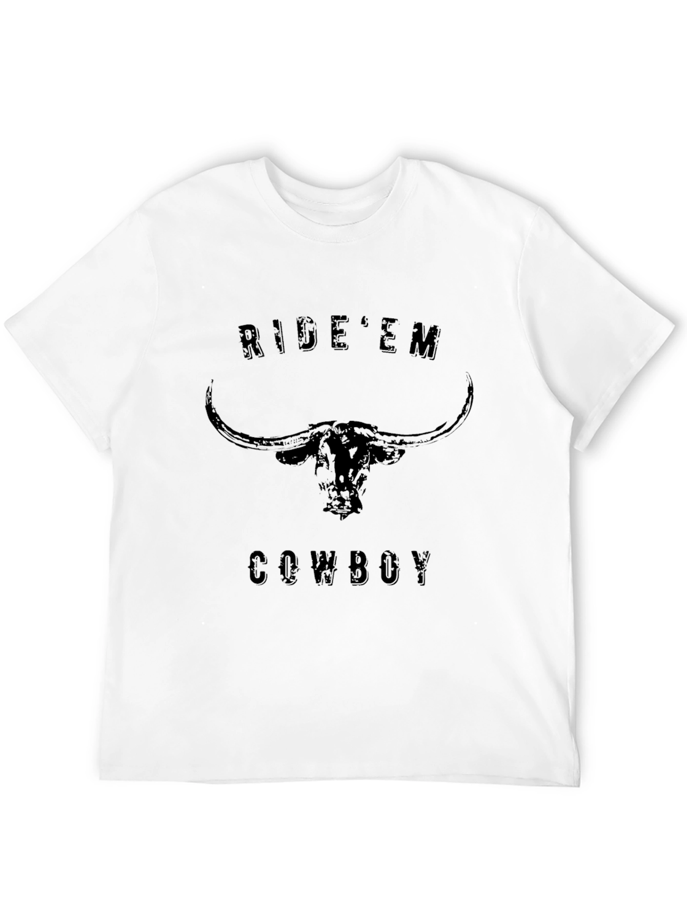 Rideem Cowboy Graphic T-Shirt - Classic Western Style
