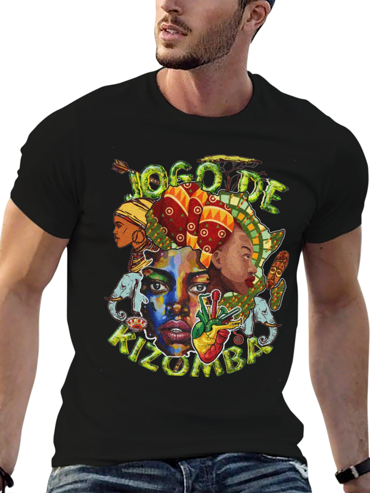 Jogo De Kizomba T-Shirt - African Dance Tee