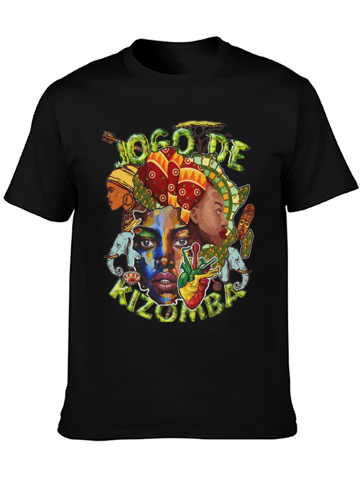 Jogo De Kizomba T-Shirt - African Dance Tee