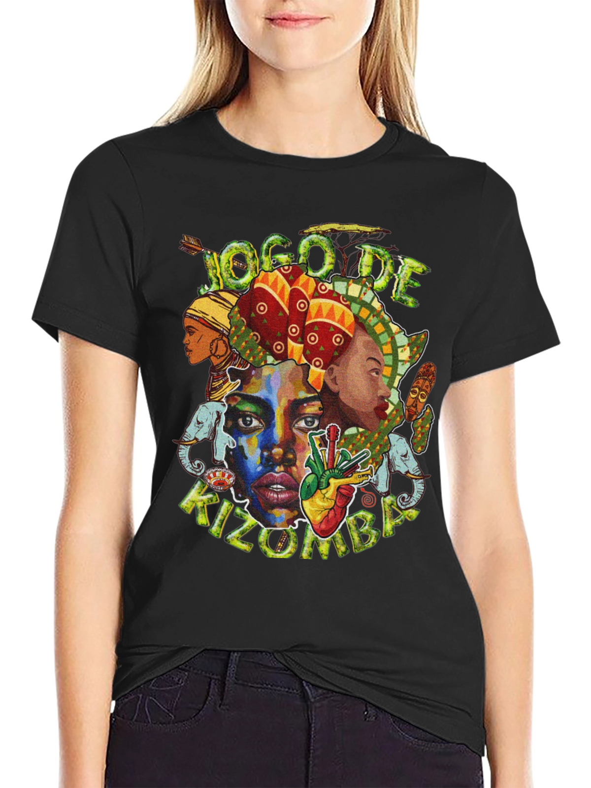 Jogo De Kizomba T-Shirt - African Dance Tee