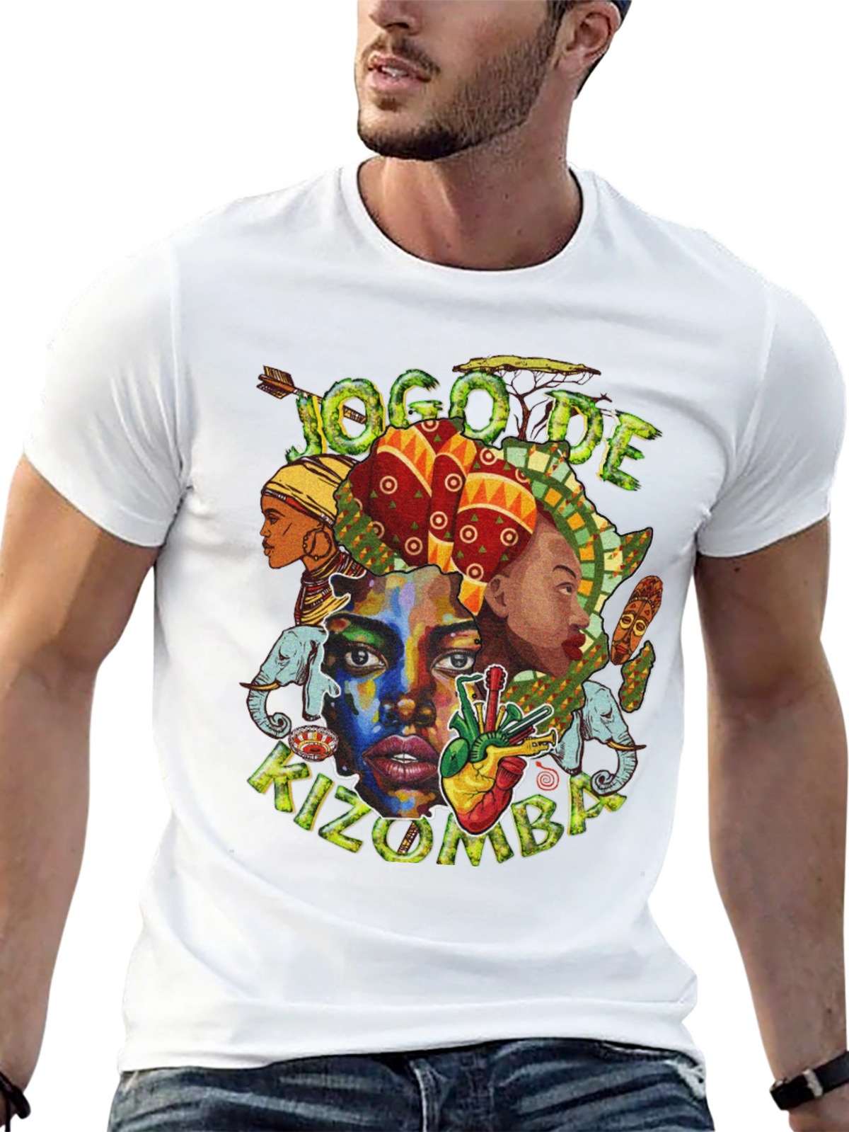 Jogo De Kizomba T-Shirt - African Dance Tee