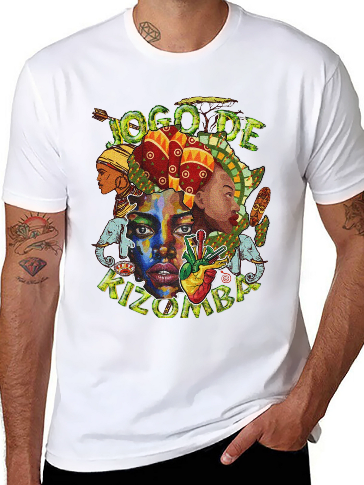 Jogo De Kizomba T-Shirt - African Dance Tee