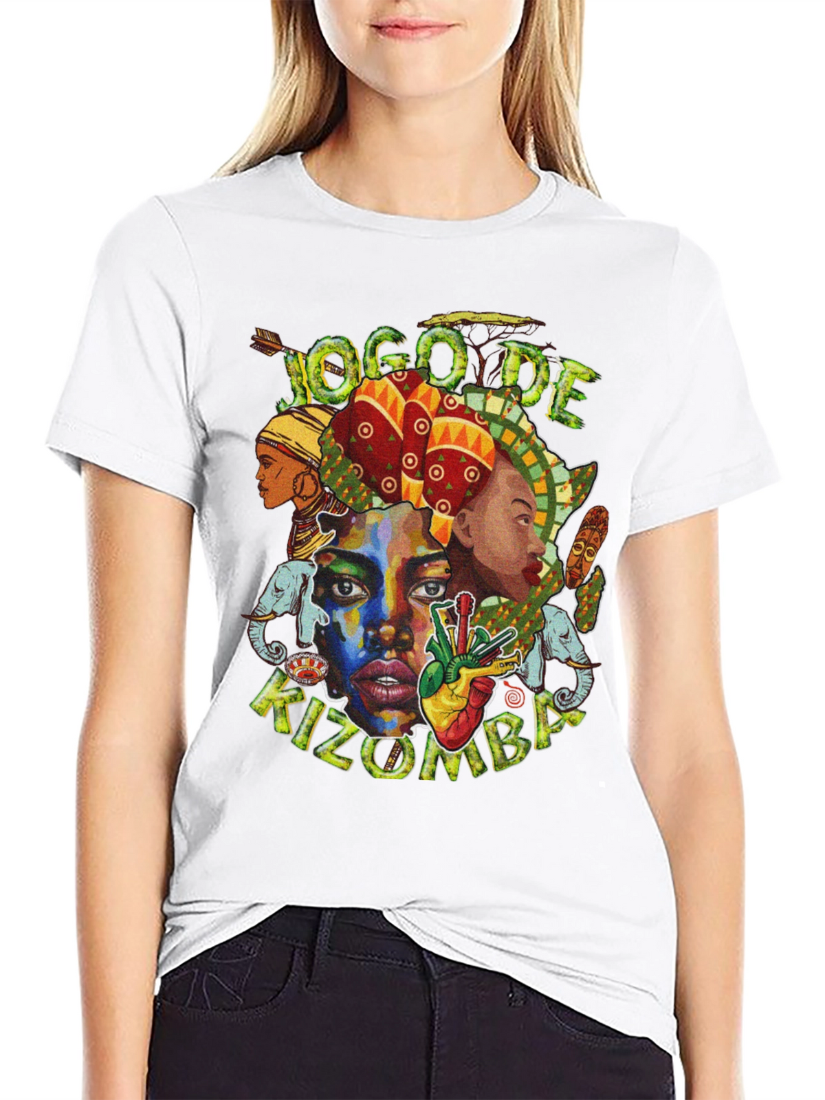 Jogo De Kizomba T-Shirt - African Dance Tee