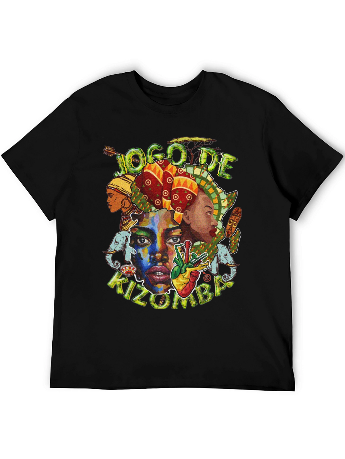 Jogo De Kizomba T-Shirt - African Dance Tee