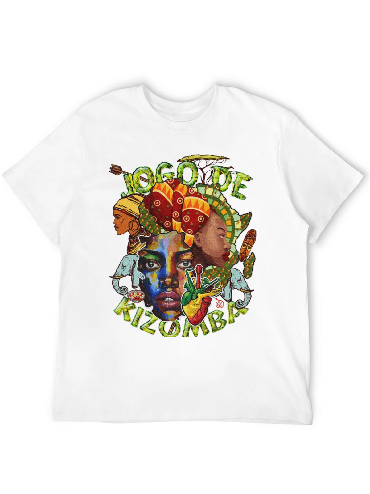 Jogo De Kizomba T-Shirt - African Dance Tee