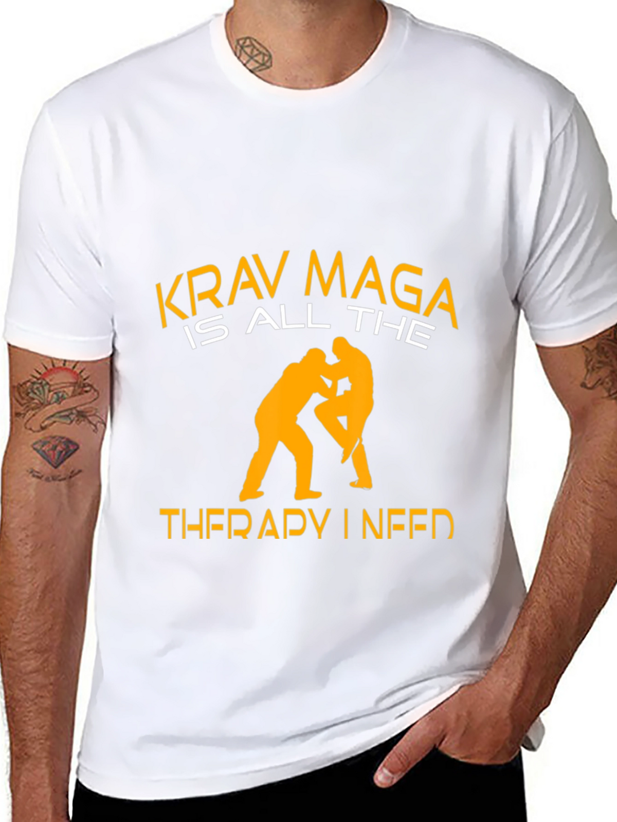 Krav Maga Therapy T-Shirt: Martial Arts Tee
