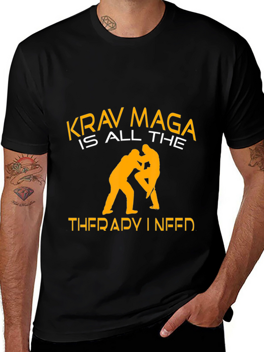 Krav Maga Therapy T-Shirt: Martial Arts Tee