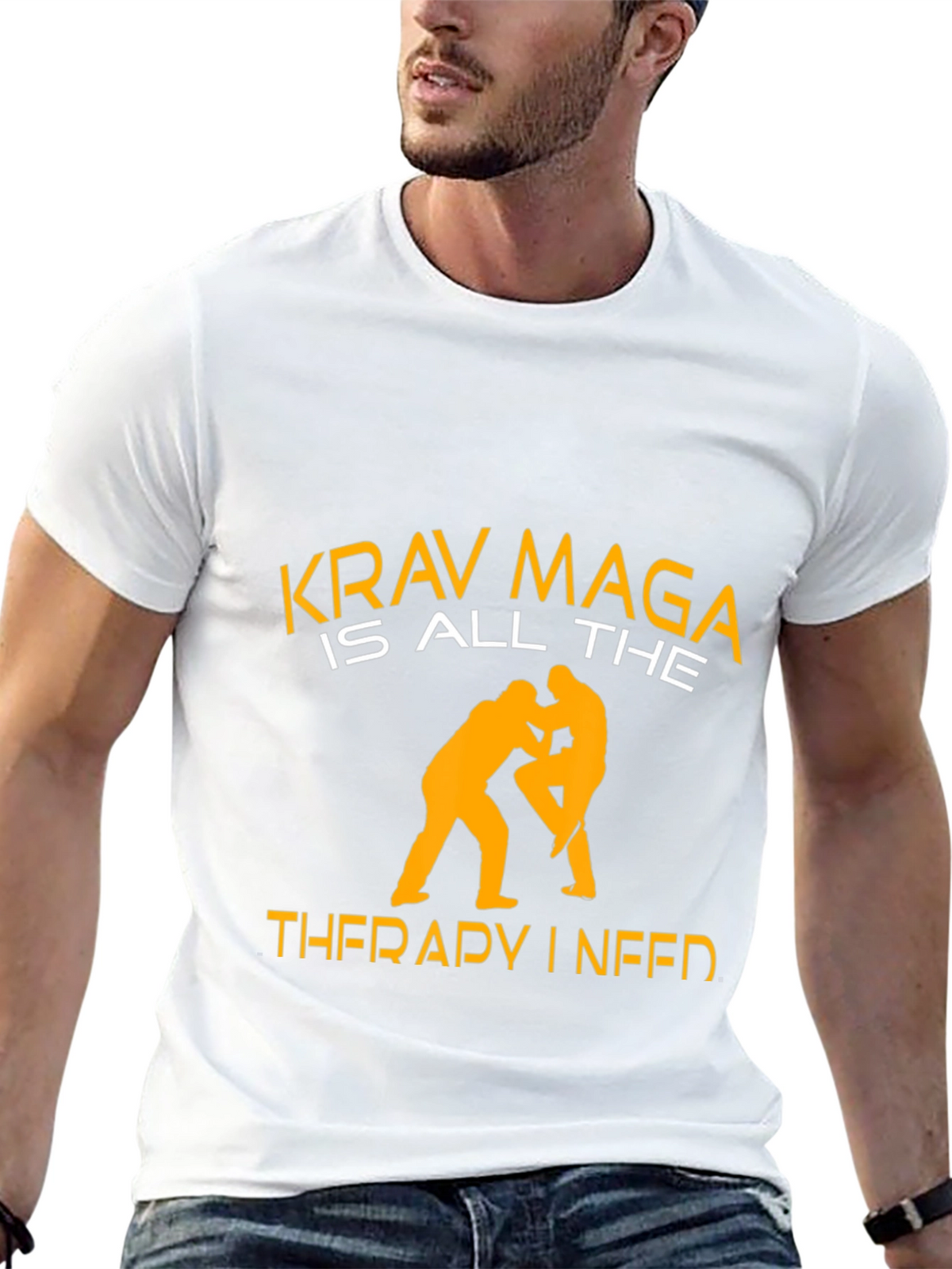 Krav Maga Therapy T-Shirt: Martial Arts Tee