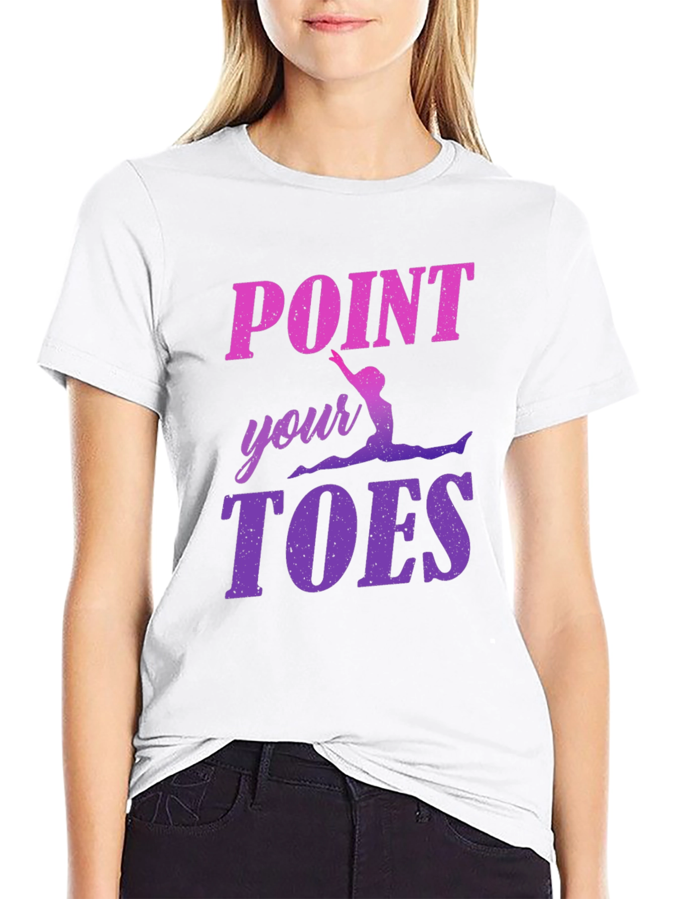 Point Your Toes Gymnastics Graphic Tee