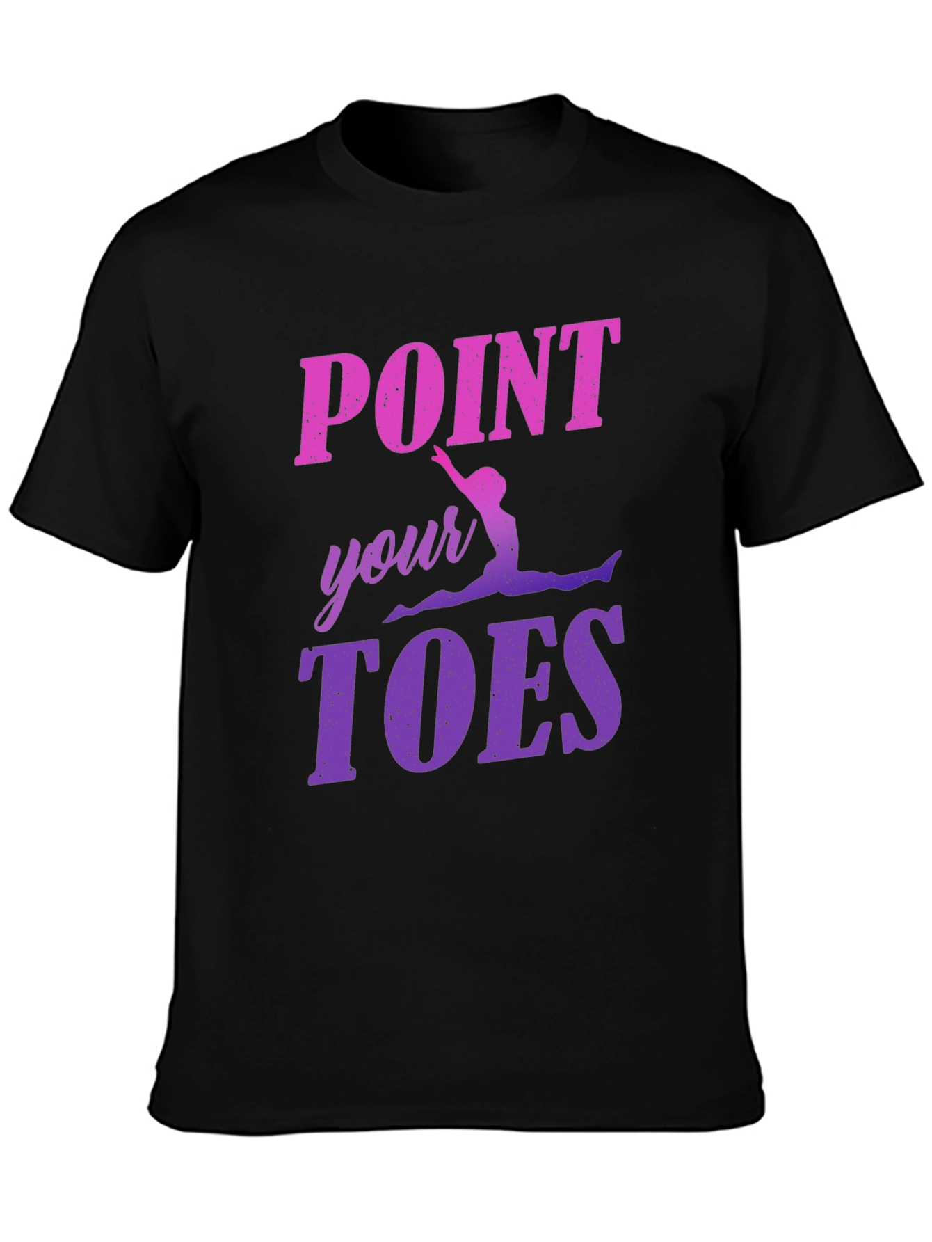 Point Your Toes Gymnastics Graphic Tee