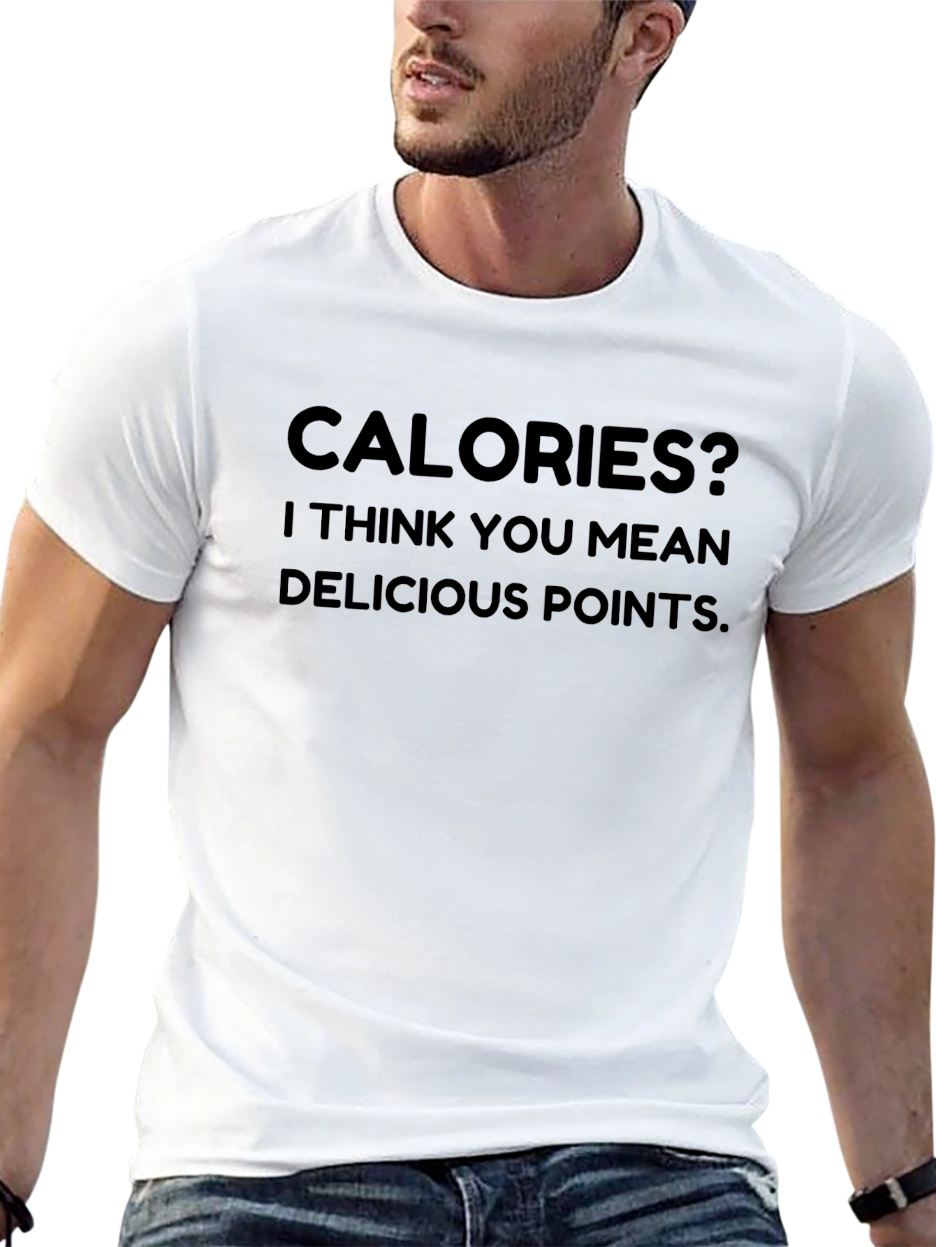 Calories Delicious Points Graphic Tee