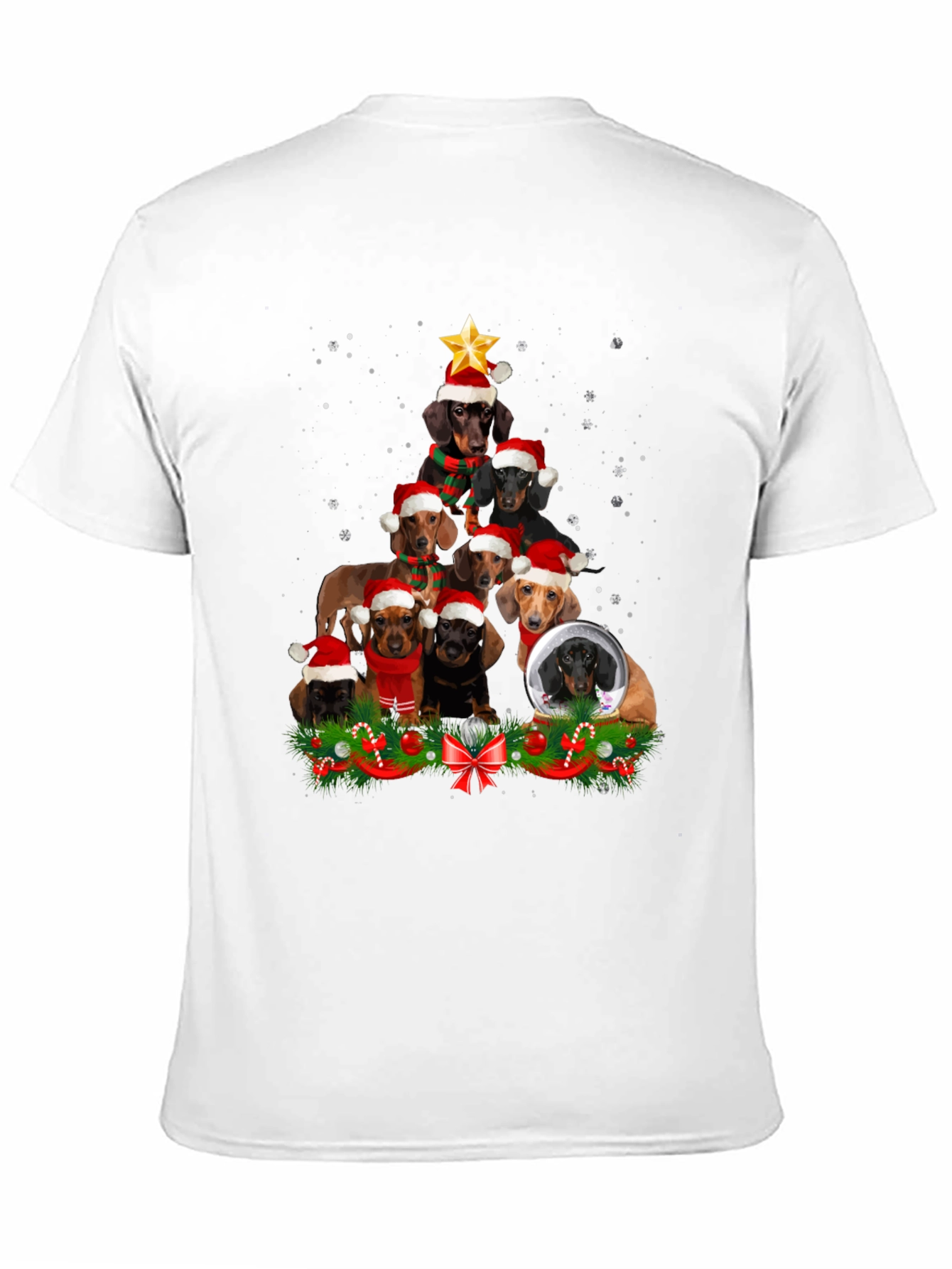 Dachshund Christmas Tree T-Shirt