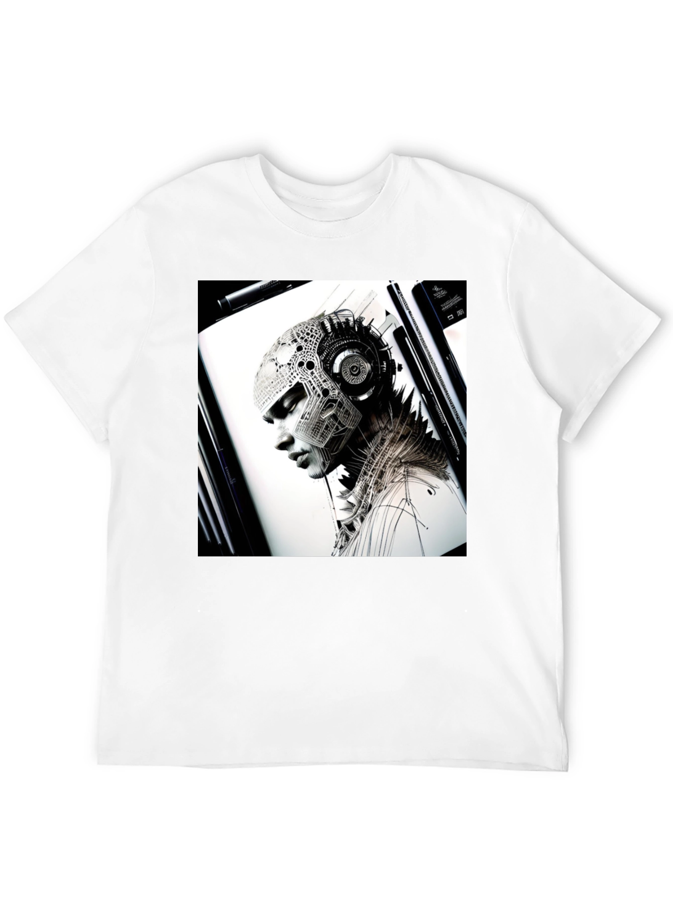 Cyberpunk Portrait Graphic Tee