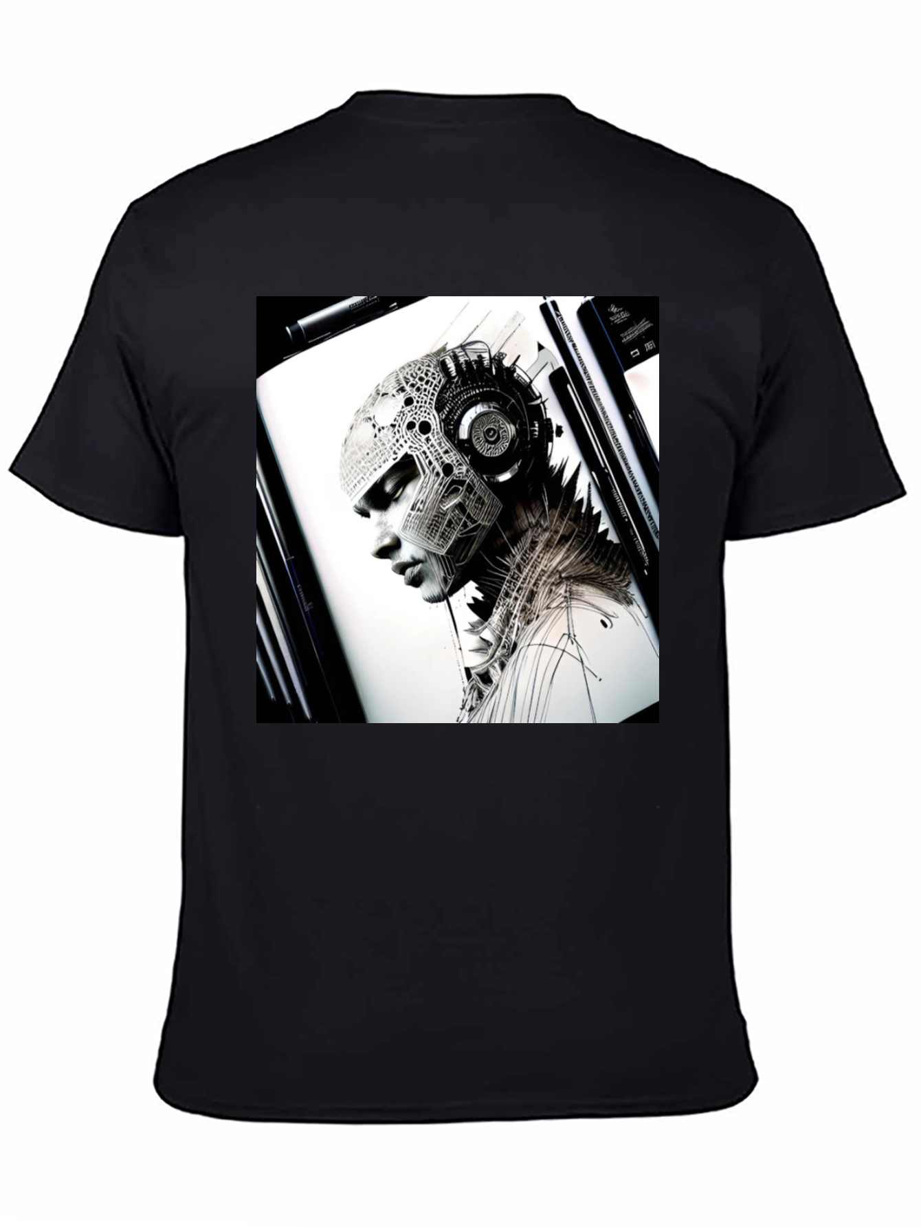 Cyberpunk Portrait Graphic Tee