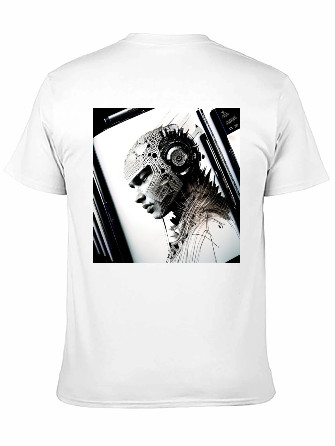 Cyberpunk Portrait Graphic Tee