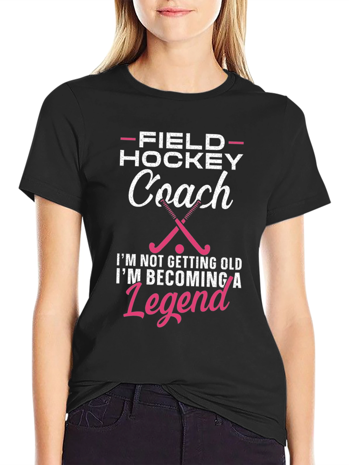 Field Hockey Coach Legend T-Shirt