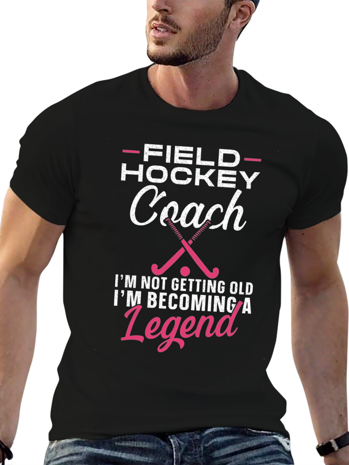 Field Hockey Coach Legend T-Shirt