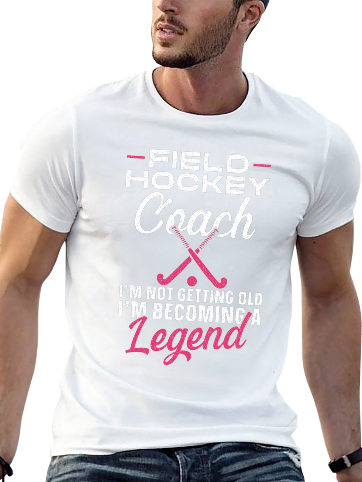 Field Hockey Coach Legend T-Shirt