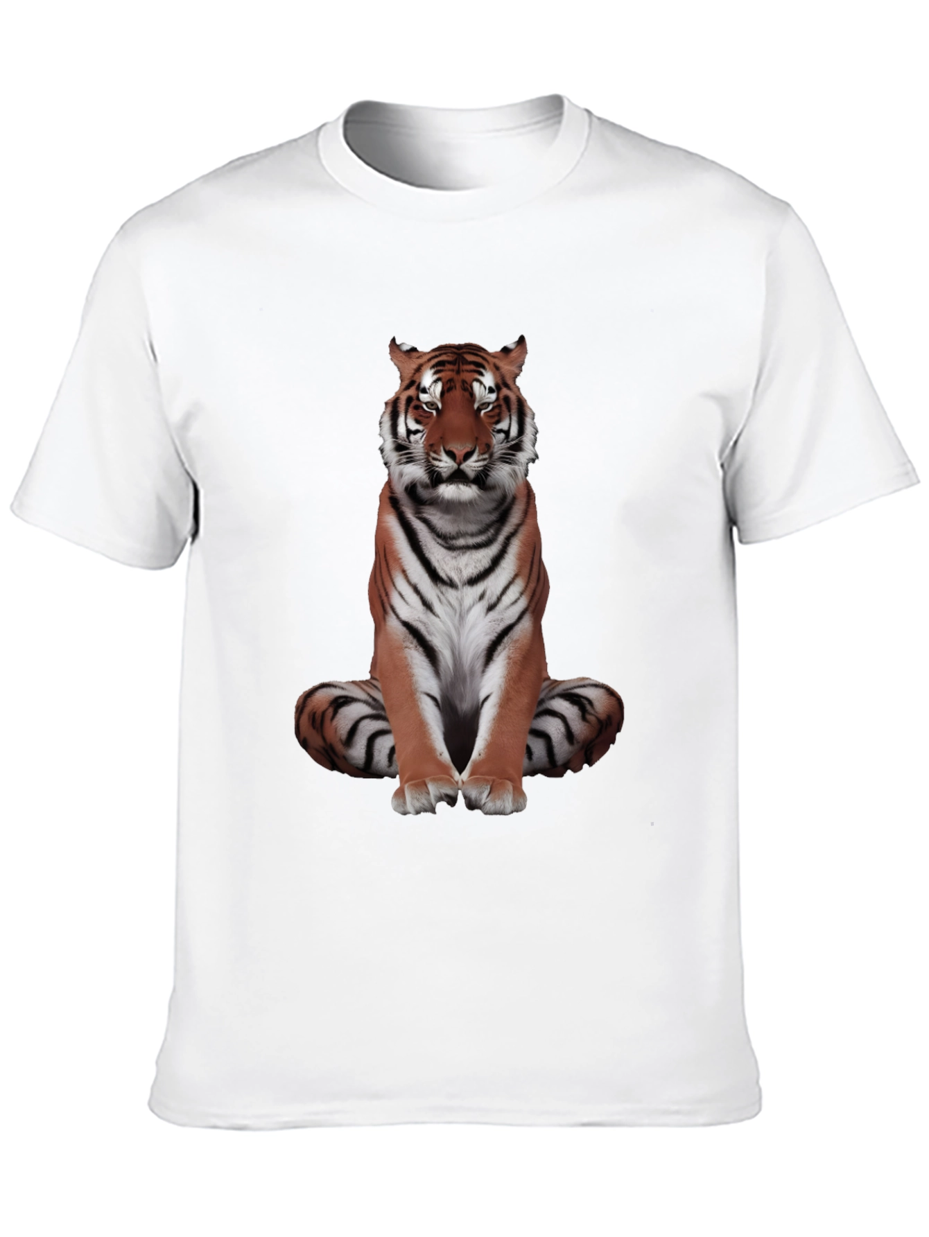 Cool Tiger Graphic Tee - Black Casual Shirt