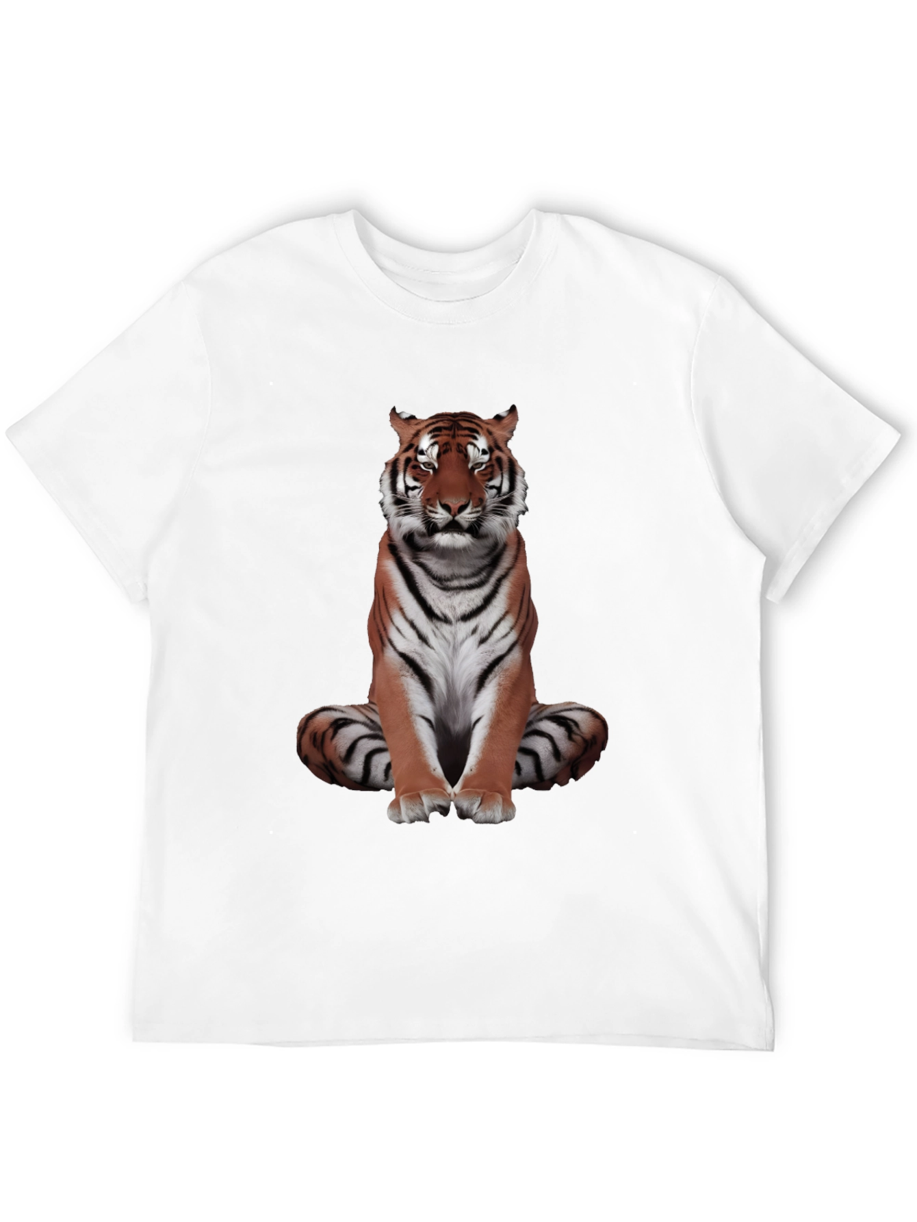 Cool Tiger Graphic Tee - Black Casual Shirt
