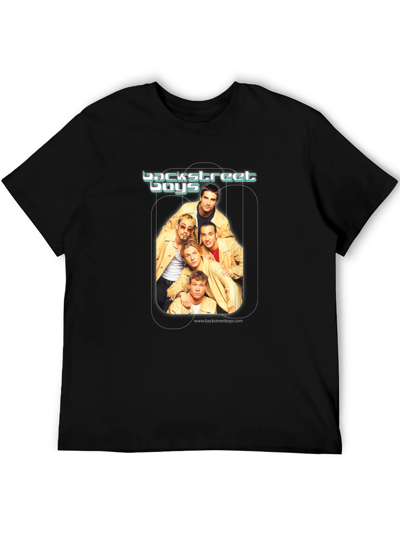 Backstreet Boys Graphic Print Black T-Shirt