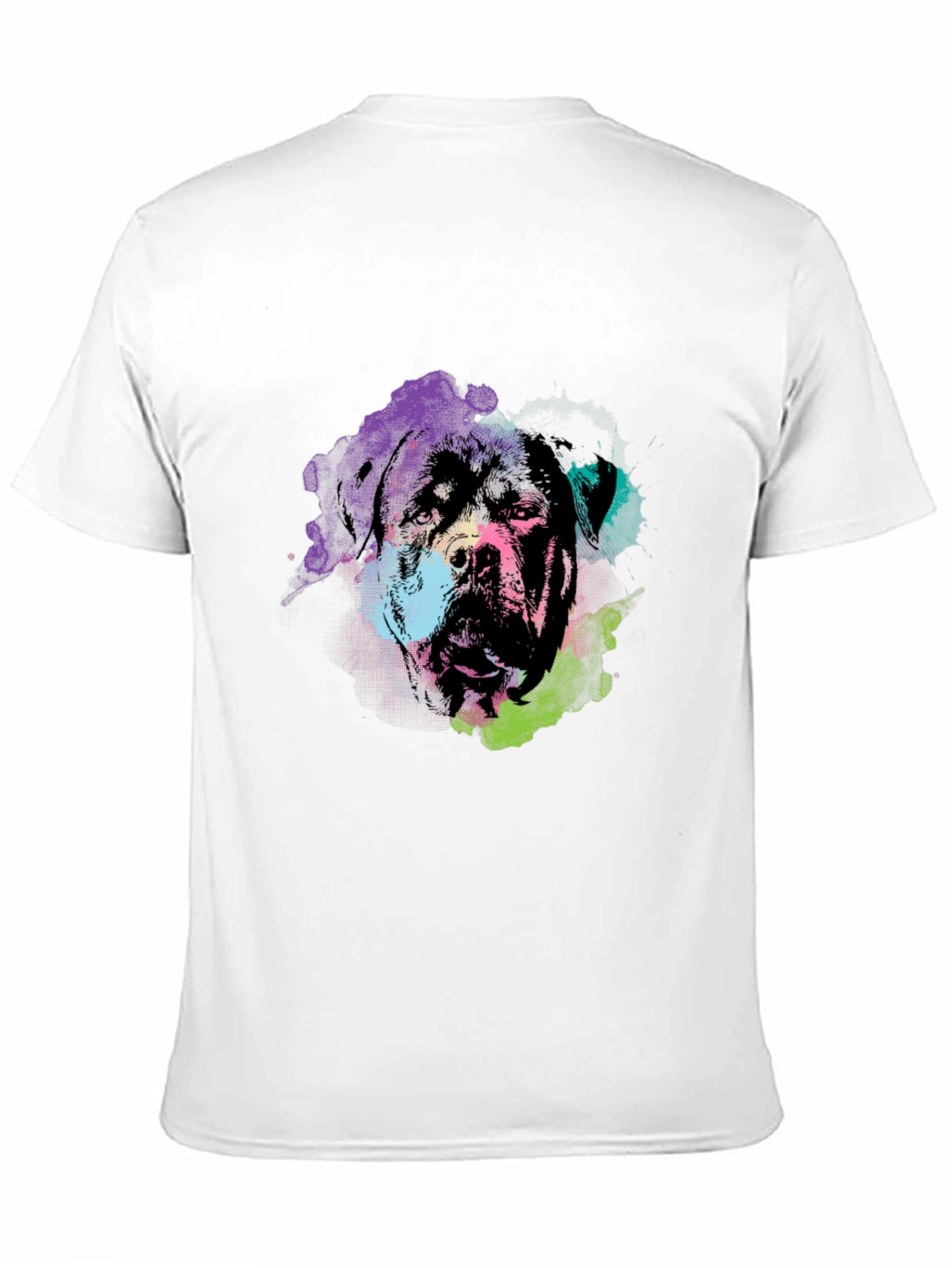 Rottweiler Dog Graphic T-Shirt - Black