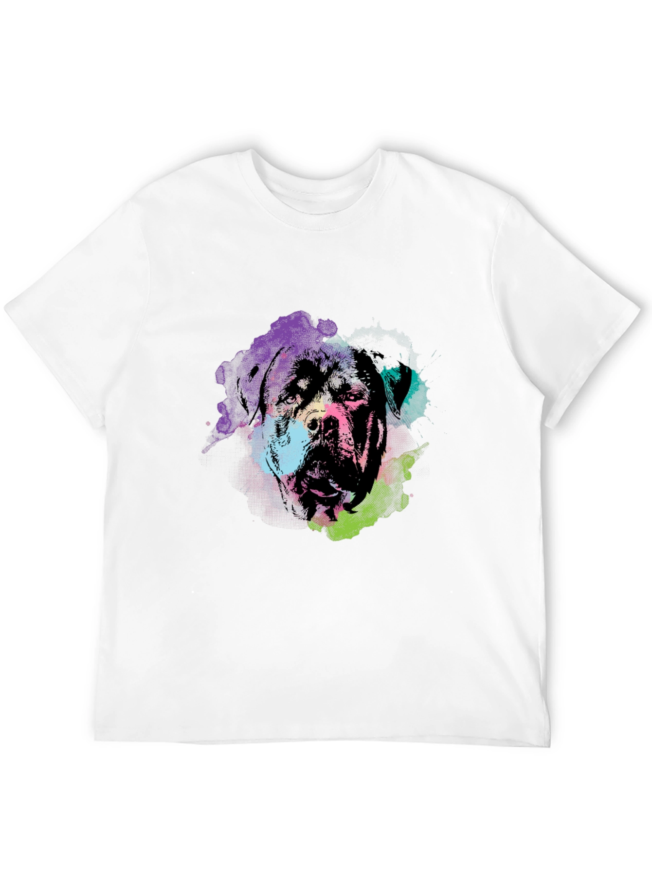 Rottweiler Dog Graphic T-Shirt - Black