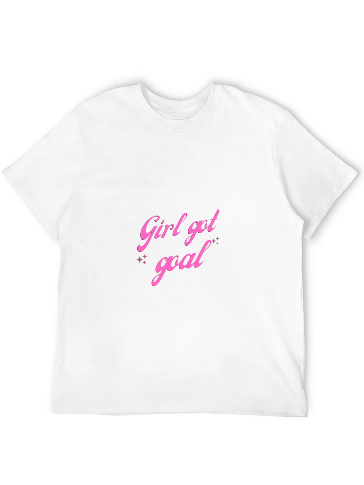 Girl Got Goal Black Graphic Tee