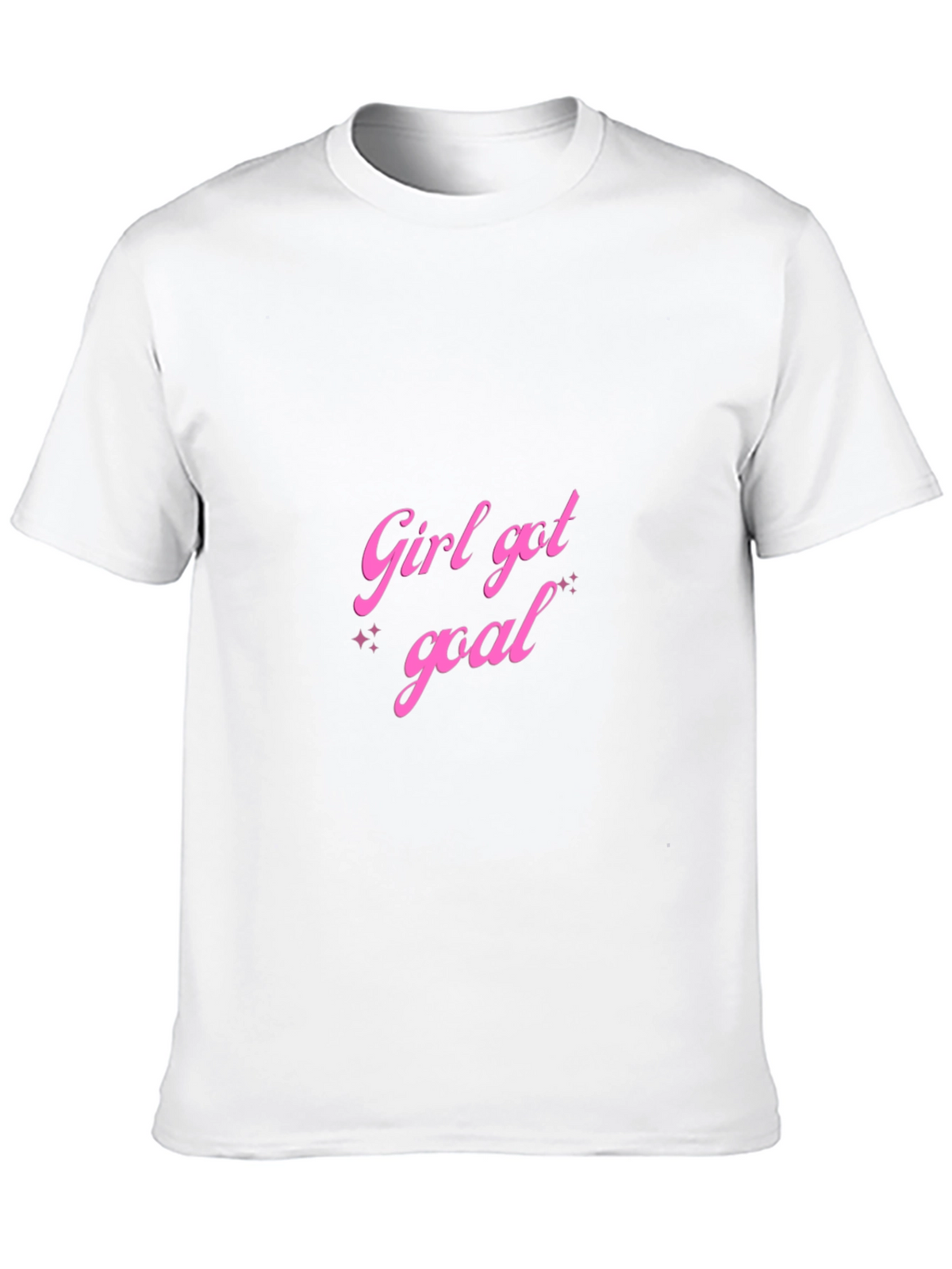 Girl Got Goal Black Graphic Tee