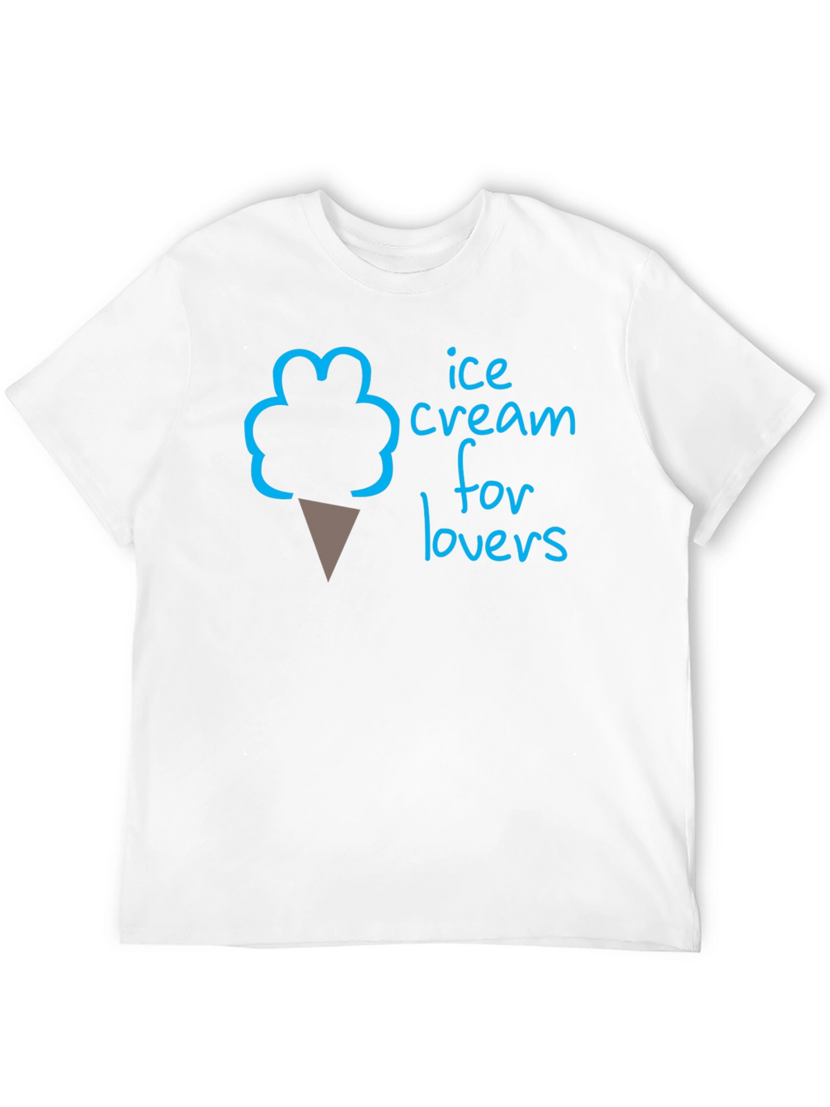 Ice Cream for Lovers T-Shirt - Black