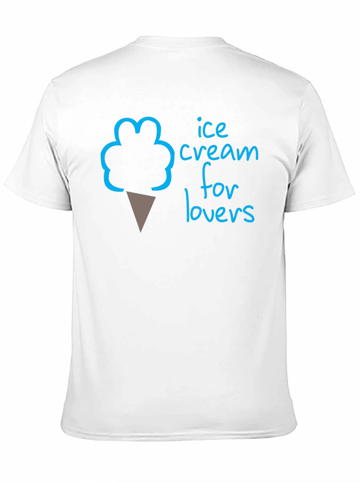 Ice Cream for Lovers T-Shirt - Black