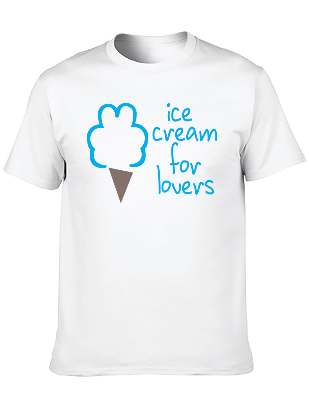 Ice Cream for Lovers T-Shirt - Black