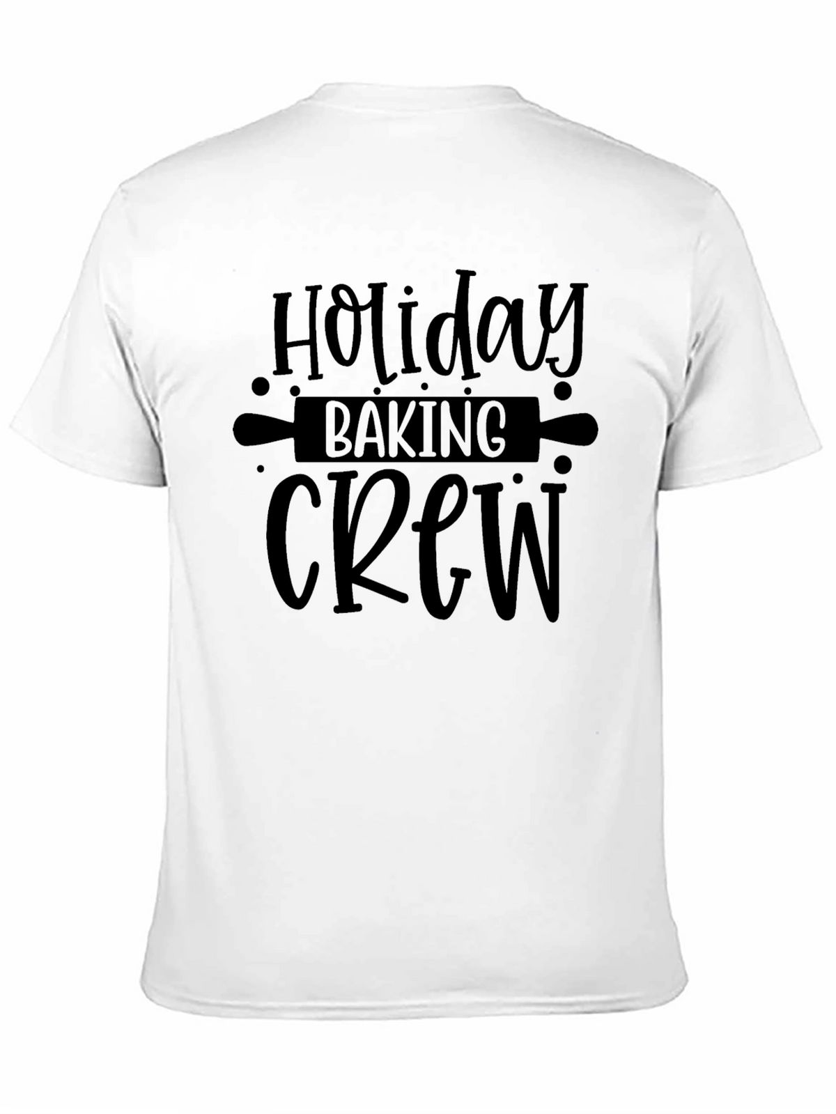 Holiday Baking Crew Black T-Shirt